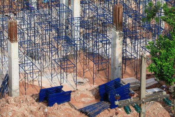 Concrete Pier Construction in Navarre