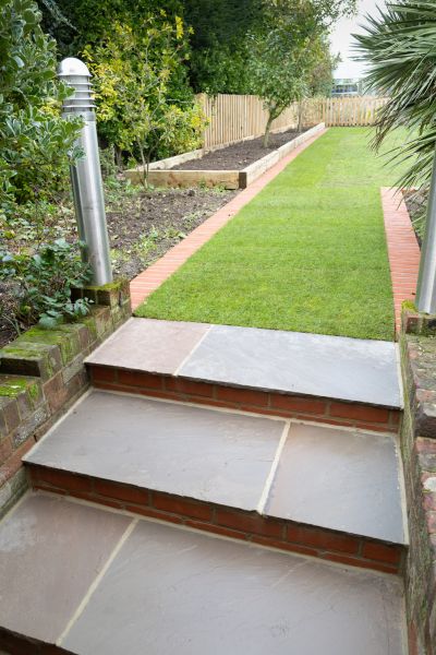 Backyard Steps Installation in Navarre