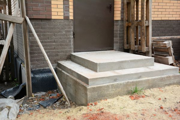 Cement Steps Construction in Navarre