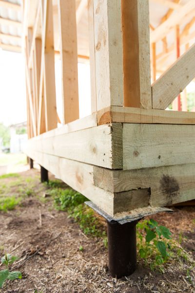 Barn Footing Construction in Navarre