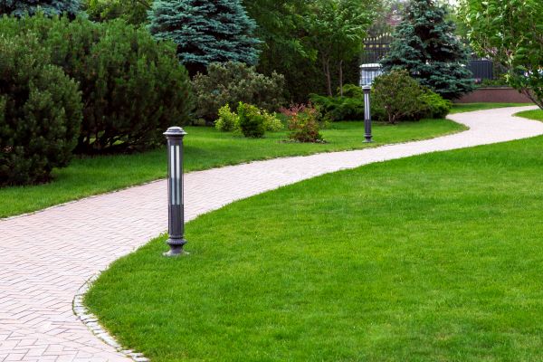Backyard Sidewalk Installation in Navarre
