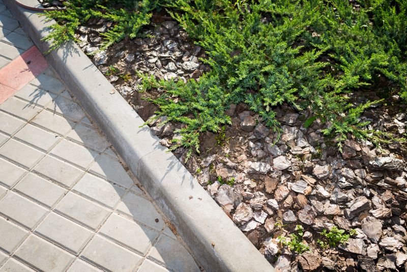 Yard Curbing Installation